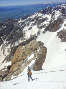 Matt Turley climbs the Grand Teton to ski 