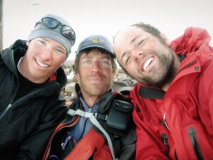 Dylan Freed, Andrew McLean, and Matt Turley during production of "Steep", Olafsfjordur, Iceland